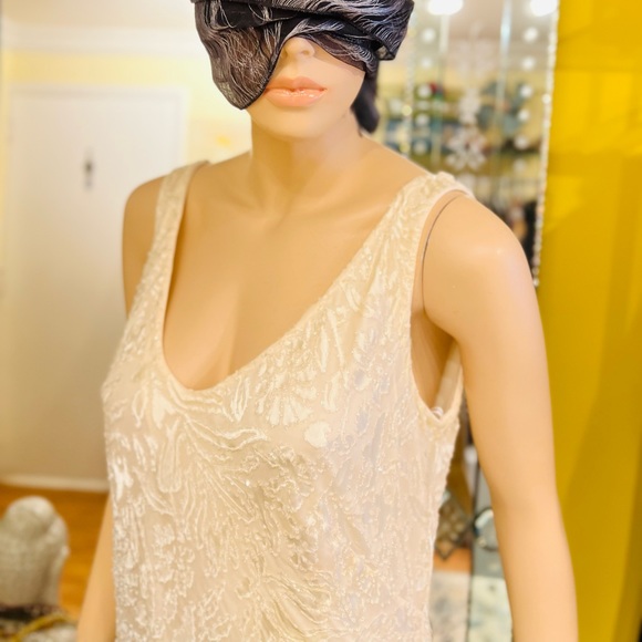 MONTAGE By MON CHERI Maxi Night Gown Size 16 Sleeveless 100% Silk - Picture 5 of 17